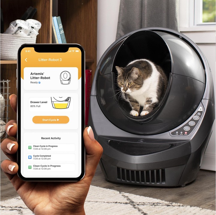 Immagine prodotto Litter-Robot 3 Connect (Lettiera per gatti chiusa, Lettiera autopulente)