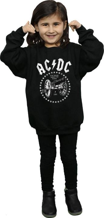 Produktbild AC/DC We Salute You Cannon Sweatshirt Mädchen (152, 158)
