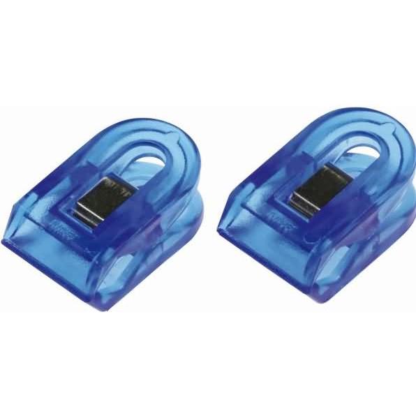 Laurel, Büroklammer, Briefklemmer Multi Clip Liliput 15x25mm VE=100 Stück kristallblau (1 x)