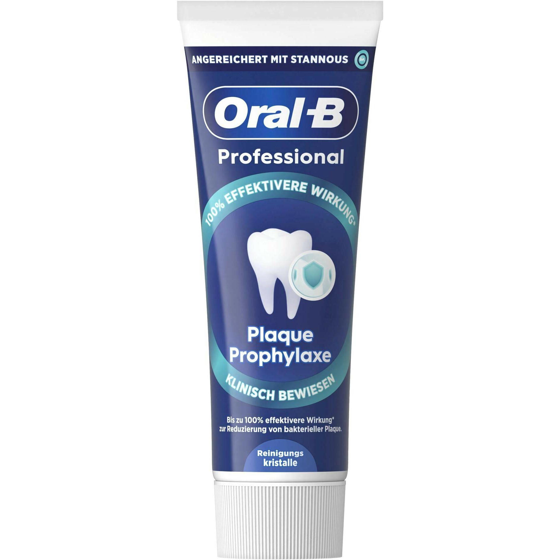 Oral-B, Dentifricio, Professional Plaque Prophylaxe Zahnpasta (75 ml)