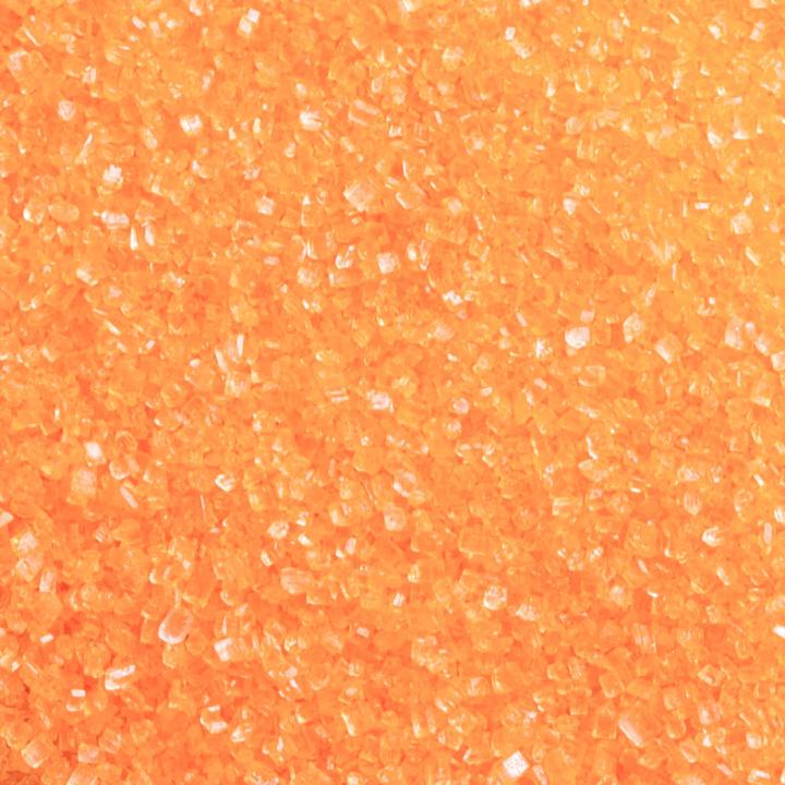 Actual product image Decora Sugar crystals - Orange (100g) (1 pcs.)