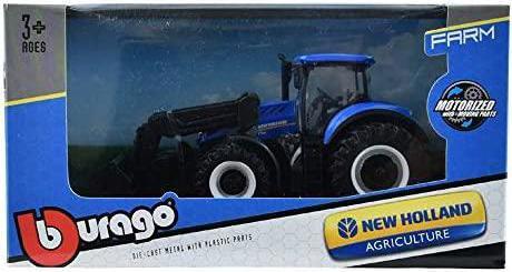 Produktbild Bburago 10cm farm tractor with front loader, assorted, 18-31630