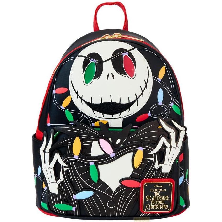 Loungefly, Kindergartentasche, Nightmare before Christmas by Mini-Rucksack Jack Light Up