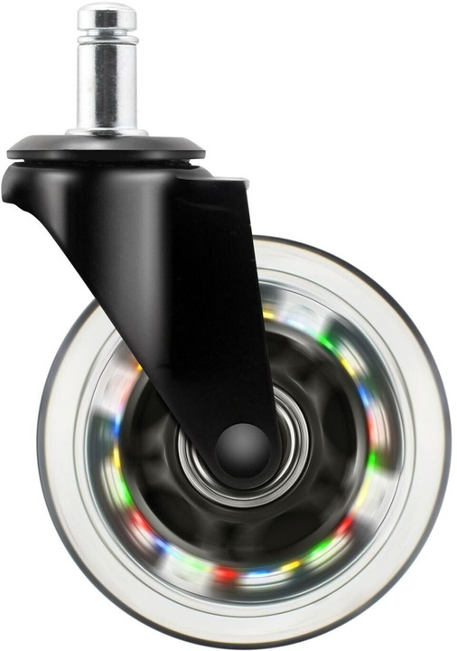 Actual product image Deltaco Gaming Rainbow Casters
