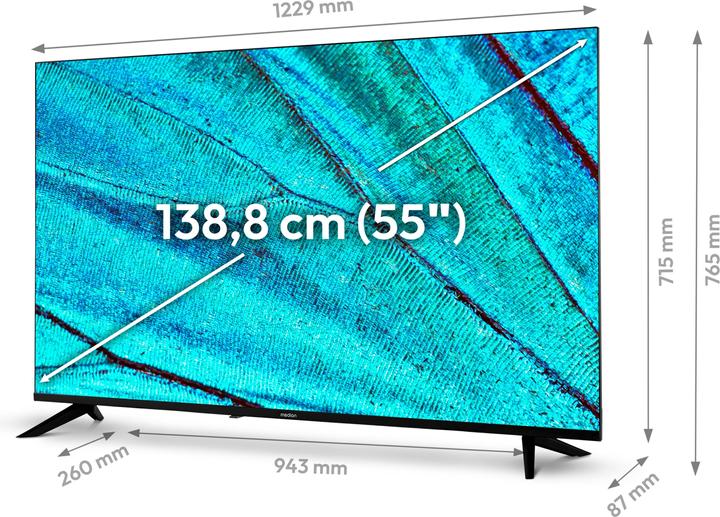 Immagine prodotto Hisense TV Smart TV LCD Ultra HD MEDION® LIFE® X15517 (MD 31642) (55", LCD, 4K)