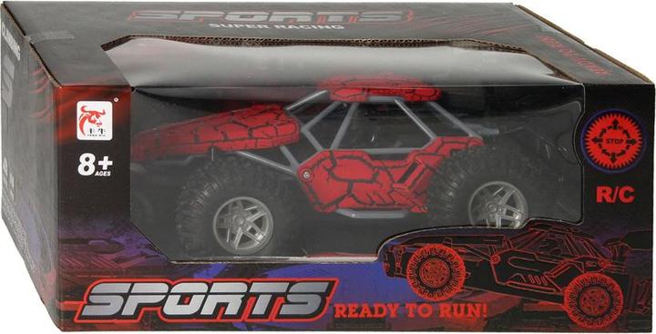 Actual product image RC car with smoke function - red