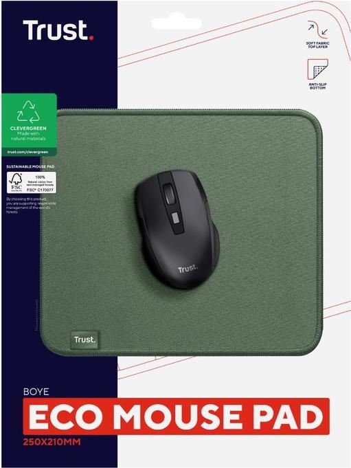 Produktbild Trust Boye Mouse Pad Eco Green (M)