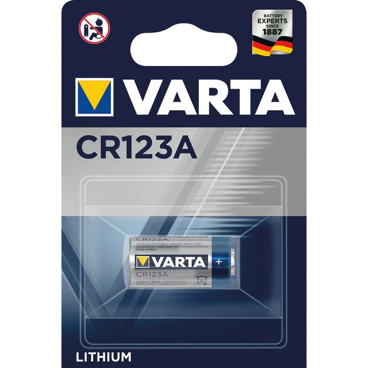 Actual product image Varta Photo Lithium (1 pcs., CR123A, 1430 mAh)