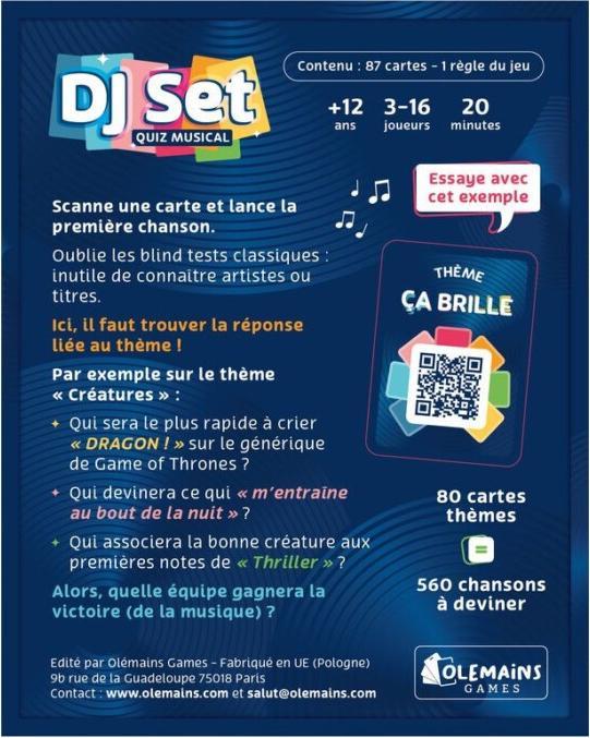 Image du produit OléMains! DJ Set - Quiz Musical (f) (Français, 3 - 16 Joueur)