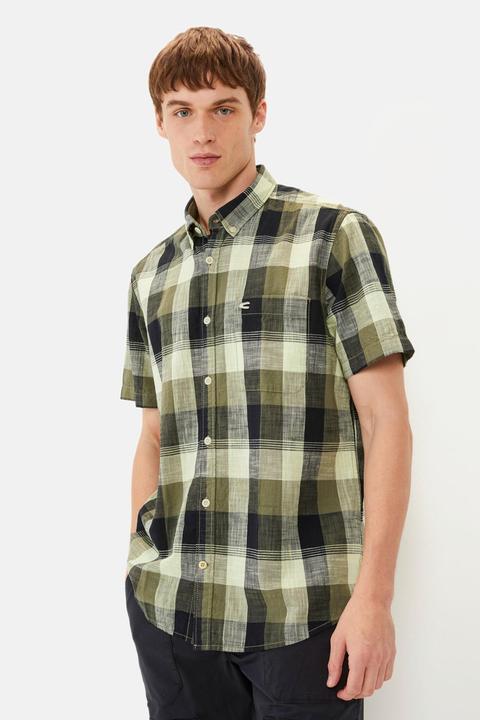 Produktbild Camel Active Kariertes Kurzarmhemd aus reiner Baumwolle (3XL)