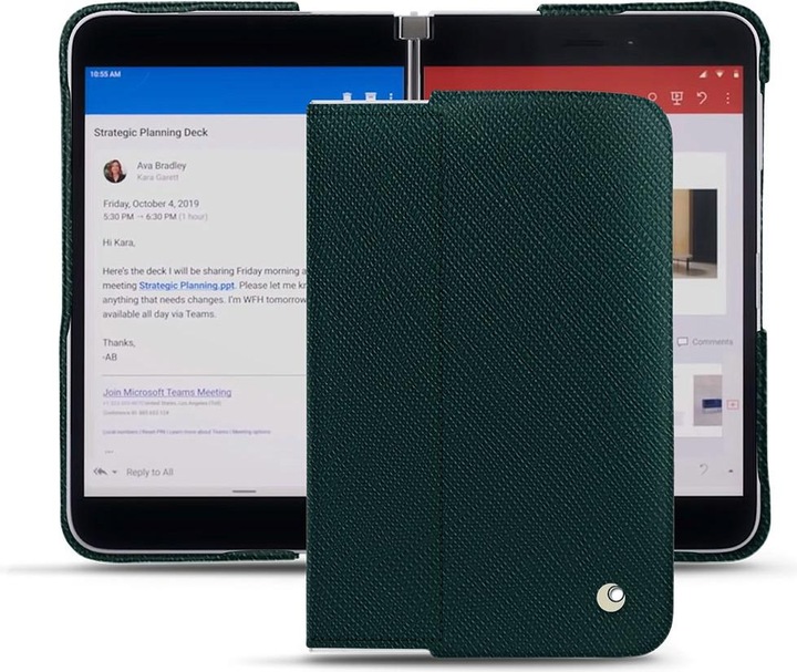 Produktbild Noreve Lederschutzhülle (Microsoft Surface Duo)