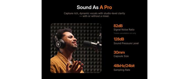 Actual product image Maono Mikrofon PD200WS Schwarz