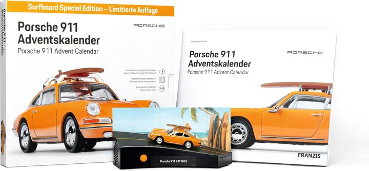 Image du produit Porsche 911 'Surfbrett' Bahamagelb Adventskalender