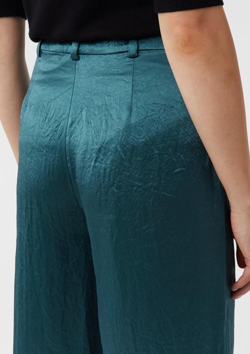 Produktbild Comma Hose Wide Leg Hose aus Crinkle-Satin (38)