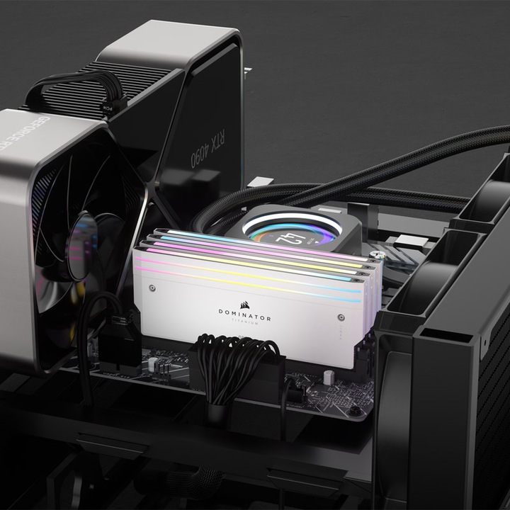 Actual product image Corsair Dominator Titanium RGB (2 x 32GB, 6000 MHz, DDR5 RAM, DIMM)