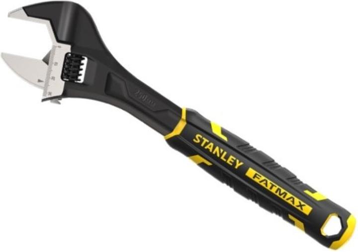 Actual product image Stanley FATMAX Adjustable Fork Wrench 10 with BiMaterial Handle for High Comfort and Control (250 mm)