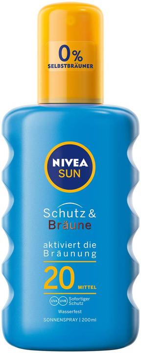 Image du produit NIVEA Protéger & Bronze (Spray solaire, SPF 20, 200 ml)