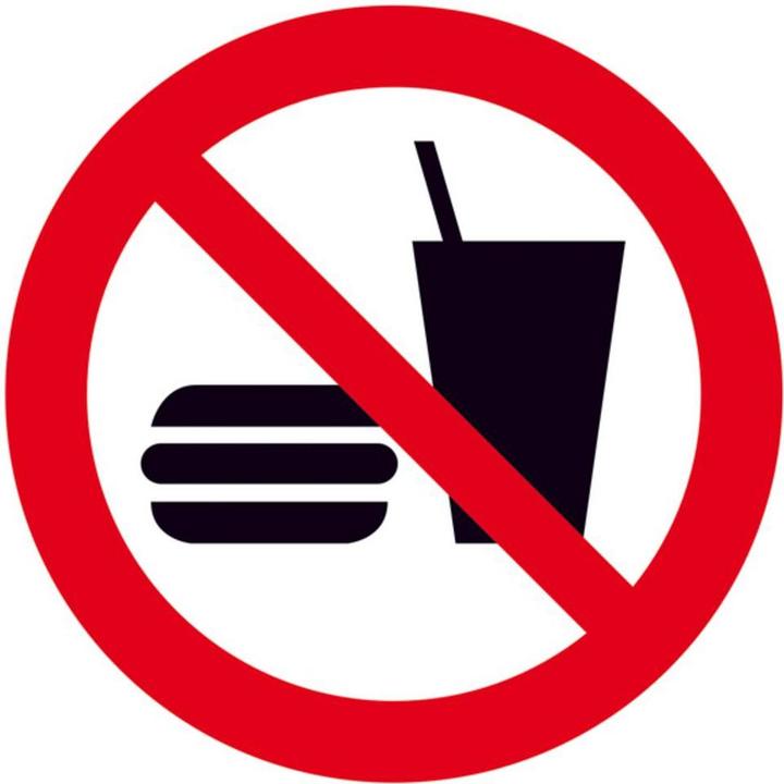 Produktbild SafetyMarking Verbotsschild Essen und Trinken verboten