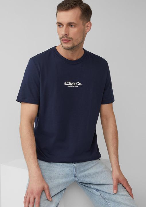 Produktbild S.Oliver T-Shirt T-Shirt aus Baumwolle mit Logo-Print (M)