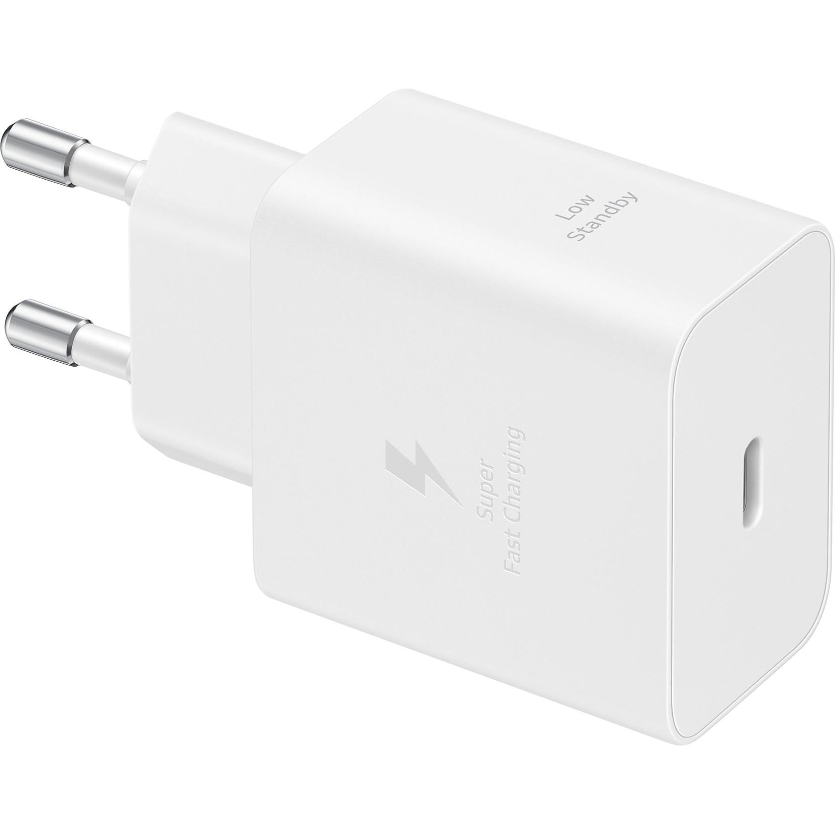 Samsung 45W PD Adapter ohne Kabel white (45 W), Caricatore USB, Bianco