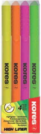 Productafbeelding Kores Highlighter Hoge Liner (4x)