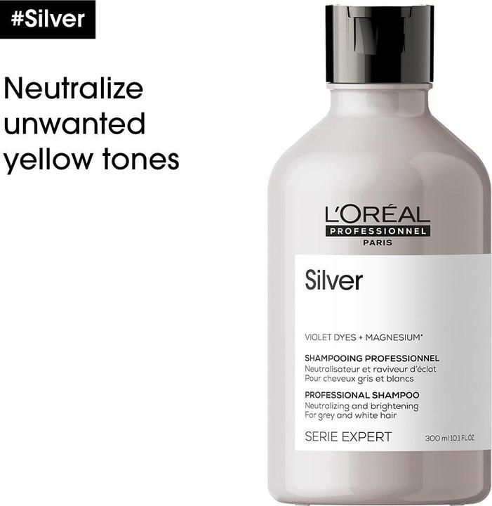 Image du produit L'Oréal Professionnel Serie Expert Silver (300 ml, Shampoing liquide)