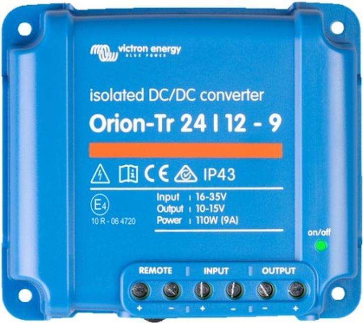 Image du produit Victron Energy Convertisseur Orion-Tr 24/12-9A 110 W 12 V - 12.2 V