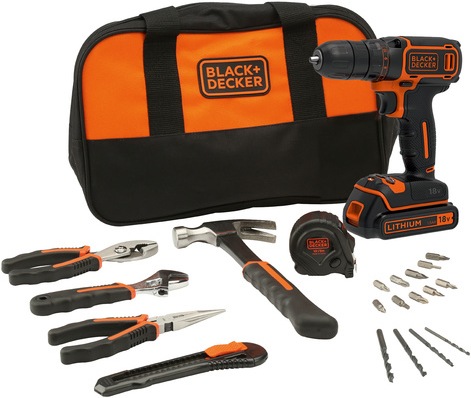 Black & Decker & Decker BDCDC18HTSA-QW Boormachine sleutel (Oplaadbare batterij)