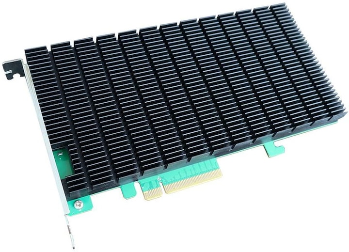Image du produit HighPoint Adaptateur de bus hôte Rocket 1204 PCI-Ex8v3 - 4x M.2 NVMe