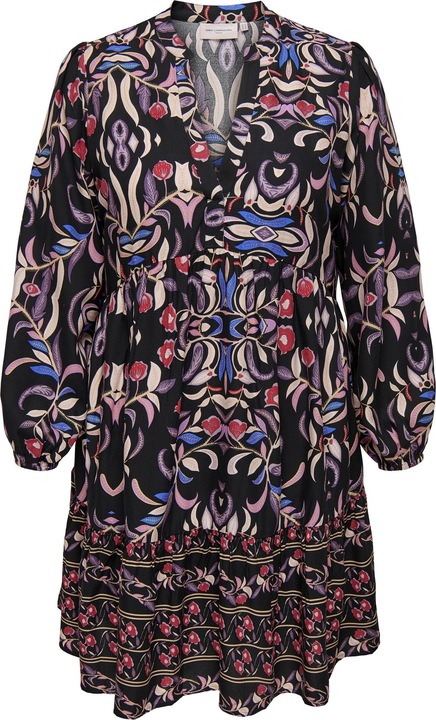 Actual product image Only CARNOLANA short dress tunic with half button placket (44)