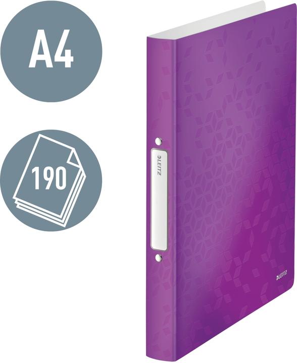 Produktbild Leitz WOW Ringbuch PP A4 2RR/25mm (A4, 32 mm, 1 Stück)