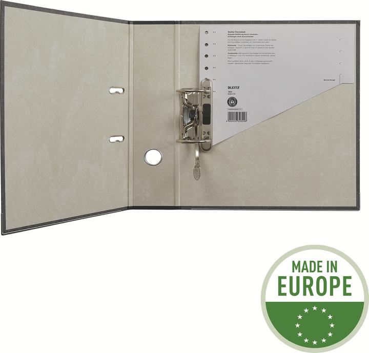 Productafbeelding Leitz Gegradueerde verdelers, DIN A4 extra breed, grijs kraftkarton 200 g/m², verspringend gerangschikt