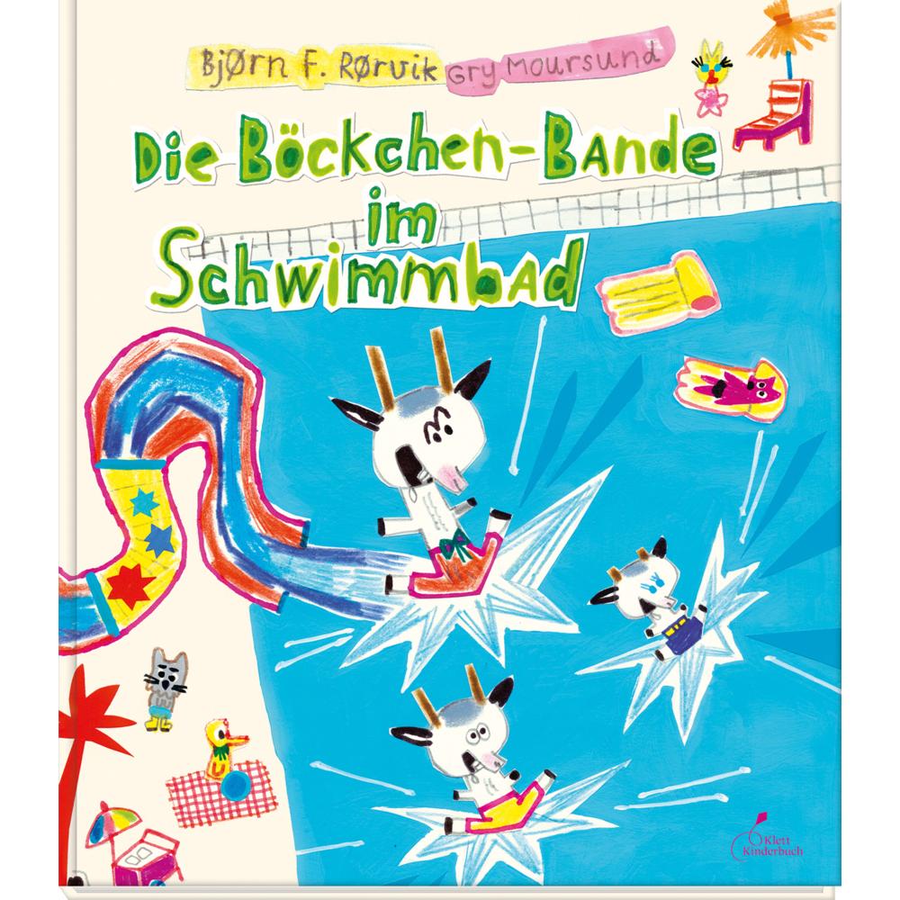 Die Böckchen-Bande im Schwimmbad, Kinderbücher von Bjørn F. Rørvik