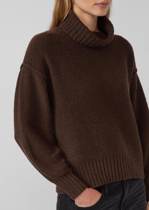 Image du produit s.Oliver Strickpullover Bouclé-Strickpullover mit Rollkragen (32)