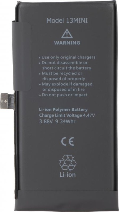 Immagine prodotto Aftermarket Akku für iPhone 13 mini, mit built in Flex für BMS (no spot welding needed)