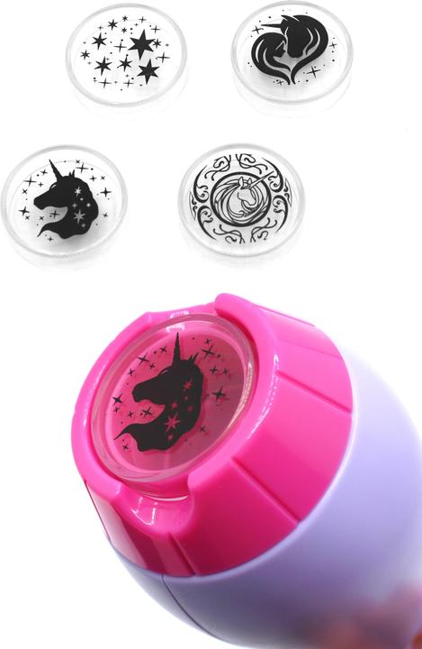 Actual product image Unicorn Academy projection flashlight with 4 different projection themes
