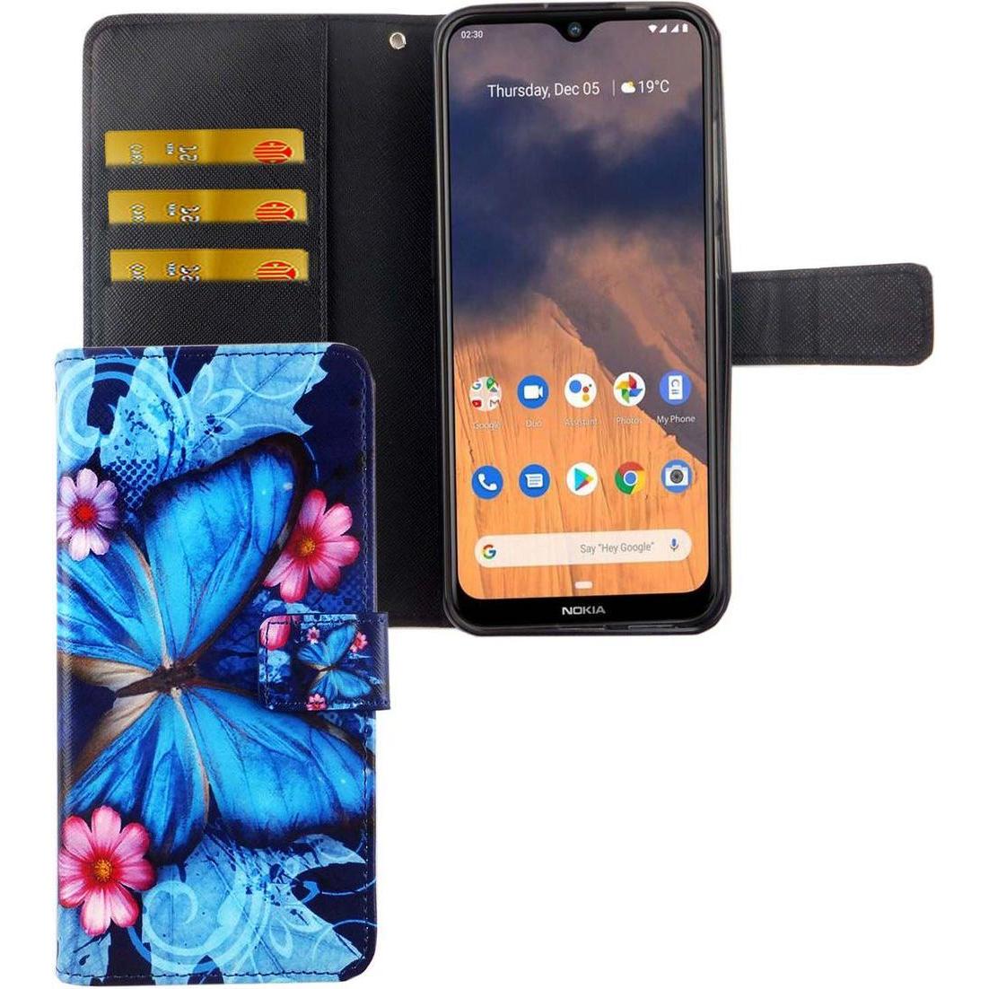 Thumbnail - König Design Hülle Handy Schutz für Nokia 2.3 Case Cover Tasche Wallet Etui Handyhülle Bumper (Nokia 2.3), Smartphone Hü...