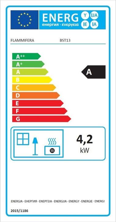 Energy Label Flammifera Kondicionierius KrosnelÄ- BST13, 4.2 kW (4200 W)