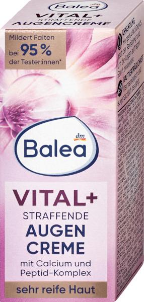 Actual product image dm Balea Vital+ firming eye cream (Eye Care Cream, 15 ml, Day + Night)