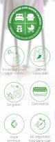 Actual product image Kiwi 900w portable vertical steam iron (900 W)