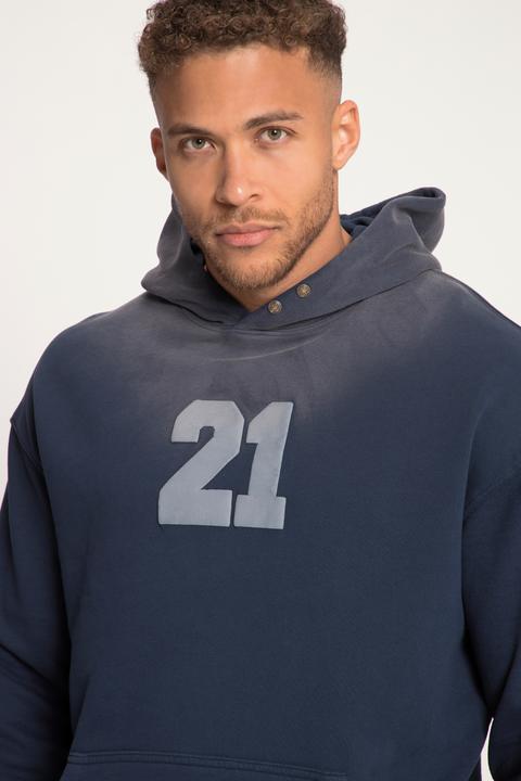 Image du produit Sthuge Hoodie mit Vintage Look, Oversized, Brustprint, Kapuze, Langarm (4XL)