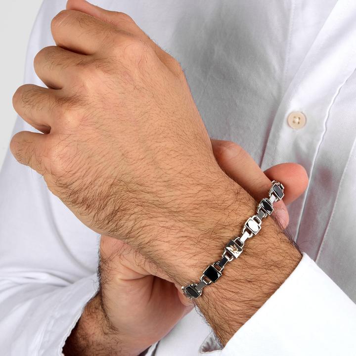 Image du produit Maserati Bracelet en céramique (22 cm, Acier inoxydable, Céramique)