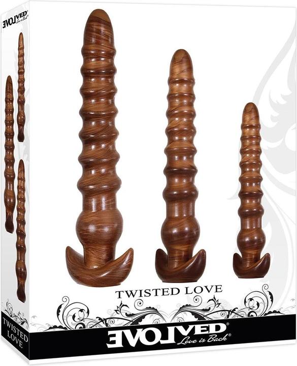 Actual product image Evolved Butt Plug "Twisted Love" Set