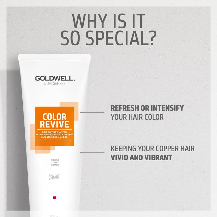 Actual product image Goldwell Color Revive Color Giving Shampoo Copper Shampoo (Liquid shampoo, 250 ml)