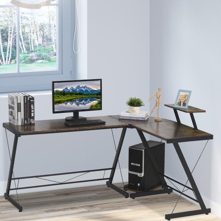 Image du produit Homcom Bureau d'angle (155 x 115 x 91.50 cm)