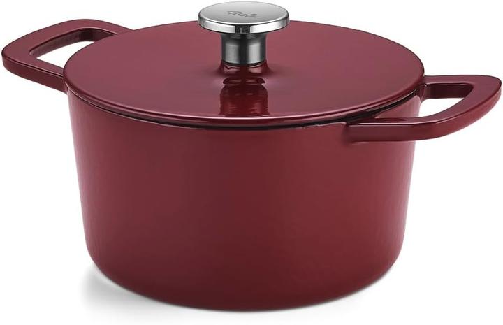 Produktbild Fissler Bräter Gusseisen rund, Burgunder rot (Bräter + Schmortopf, Kochtopf, Gusseisen, 20 x 15 cm)