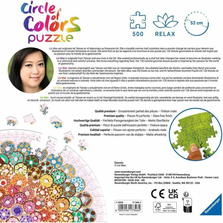 Immagine prodotto Ravensburger Circle of Colors Donuts (500 pezzi)