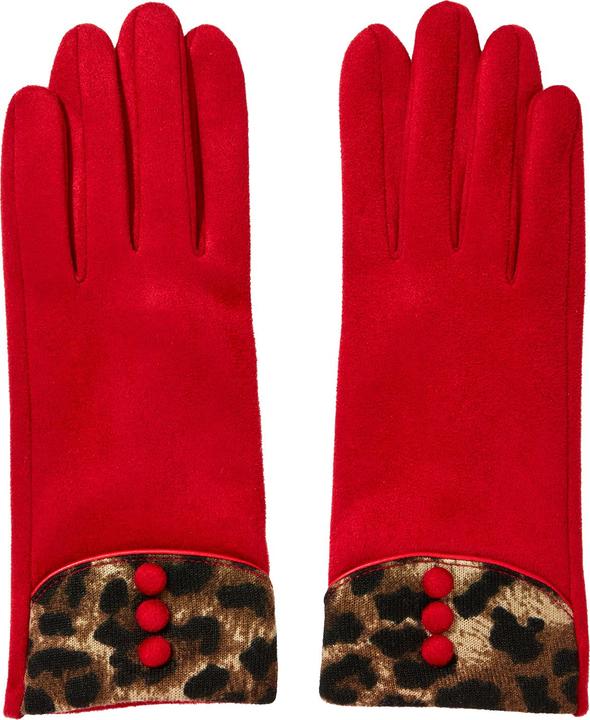 Image du produit Joe Browns Vintage-Style Animal Print Microsuede Gloves (Taille unique)
