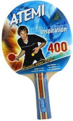 Actual product image Atemi New 400 anatomical table tennis racket