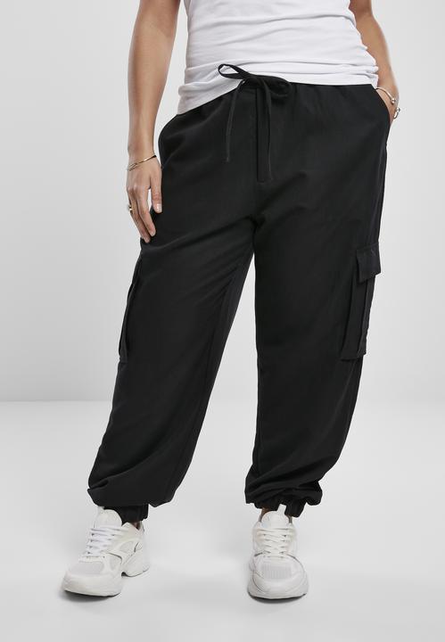 Urban Classics Ladies Viscose Twill Cargo Pants